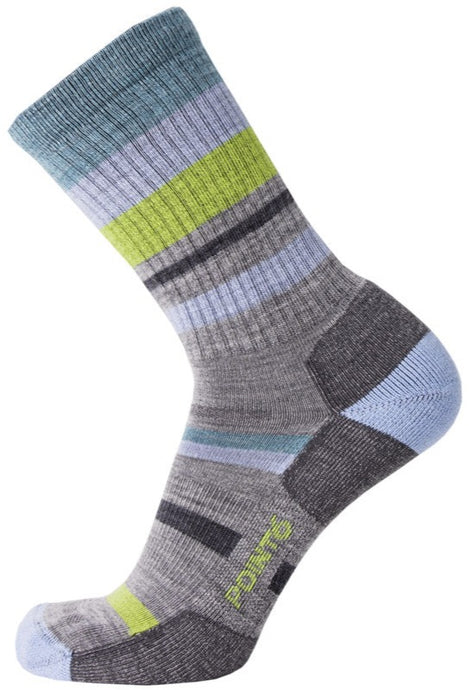 Hiking Mixed Stripe Light Crew
